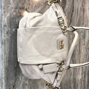 Coach Madison Lindsey Satchel Leather Shoulder Bag